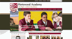 Desktop Screenshot of hertswoodacademy.org